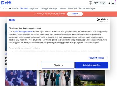 DELFI Žinios – Pagrindinis naujienų portalas Lietuvoje