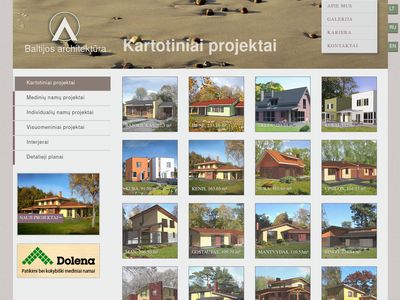 Baltijos Architektūra – Kartotiniai projektai  www.