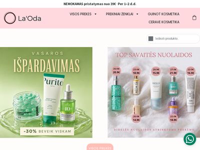Korėjietiška ir japoniška kosmetika internetu | LaOda