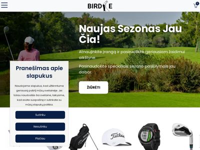 Golfo prekės, lazdos, apranga, aksesuarai – Birdie.lt
