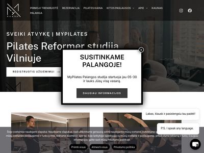 Pilates studija Vilniuje – Mypilates.lt  mypilates.lt