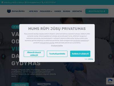 Odontologijos Klinika Vilniuje Žvėryne ☑️ Domus Dentes