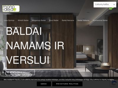 Monoidėja Furniture | Bed in the Closet | Upholstered Furniture |