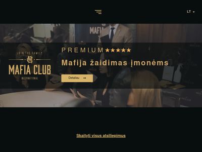 Mafija žaidimas, kaina | mafiaclub.lt  mafiaclub.lt