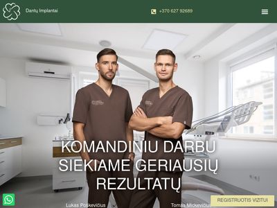 Dantu-implantai.lt – Dantų implantavimas Kaune | Implantacija