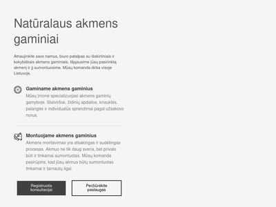 Natūralaus akmens gaminiai | Granitalis.lt  granitalis.lt