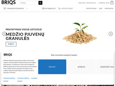 Biokuras | Medžio pjuvenų granulės, briketai, malkos | Briqs.LT