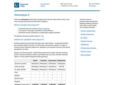 vkmuziejus.lt – Naujienos  www.vkmuziejus.lt