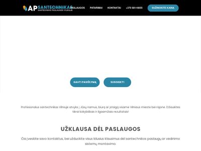 Santechniko paslaugos Vilniuje – APsantechnikas.lt  apsantechnikas.lt