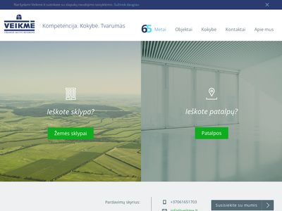 Veikmė – dirbame vertinantiems kokybę  www.veikme.lt
