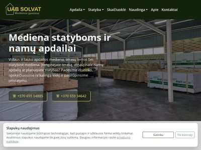 Mediena, medienos gaminiai, lentos, kaina | solvat.lt
