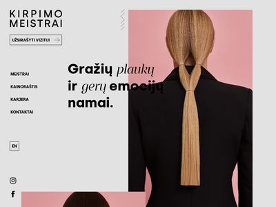 Kirpimo Meistrai  www.kirpimomeistrai.lt