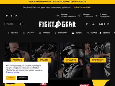 Kovinio sporto prekės | Fight gear  www.fightgear.lt