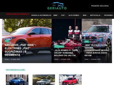 Auto naujienos – Geriauto.lt  geriauto.lt