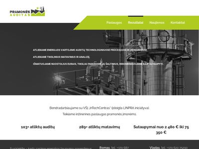 Pramonės Auditas – energetinis auditas, vertinimai ir skaič