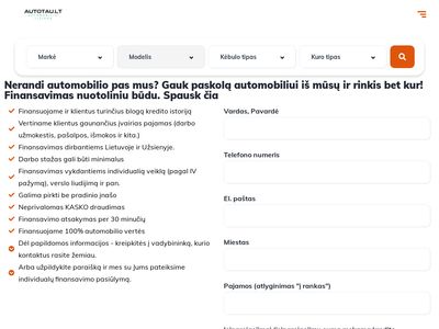 Automobiliai Lizingu, išperkamoji nuoma ir automobiliai išsimokė
