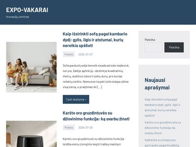Parodų, mugių, renginių ir konferencijų organizavimas. Parodų į