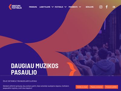 Kristupo Festivaliai | Jubiliejinis 20as Kristupo Vasaros Festivalis