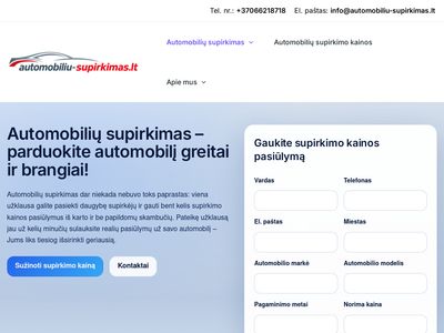 Automobilių supirkimas | Automobiliu-supirkimas.lt