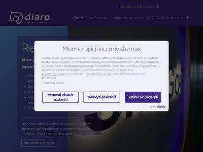 Reklamos gamyba ir kūryba. Diaro.lt  www.diaro.lt