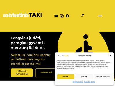 Asistentinis Taxi - Transportas su asmeninio asistento pagalb