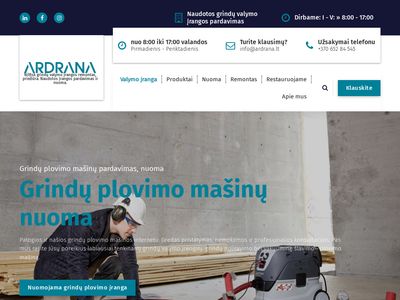 Nilfisk naudota valymo įranga – Nilfisk grindų valymo įrangos