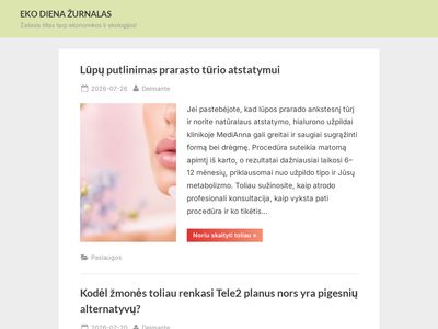 EKO DIENA ŽURNALAS – Žaliasis tiltas tarp ekonomikos ir