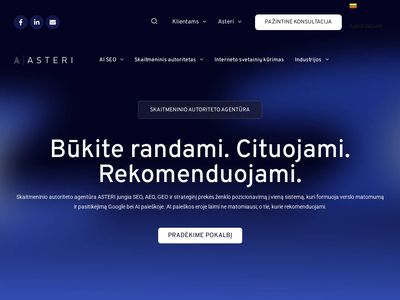 Skaitmeninė rinkodara verslui | Asteri  asteri.lt