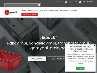 Plastikinė tara, trasnportavimo dėžės | inpack.lt | inpack.lt