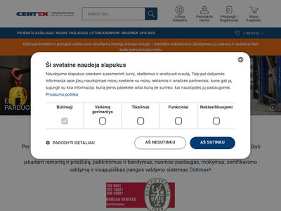 Certex Lietuva | Kėlimo ir tvirtinimo įranga