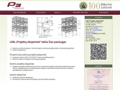 UAB „Projektų ekspertizė”  www.proex.lt
