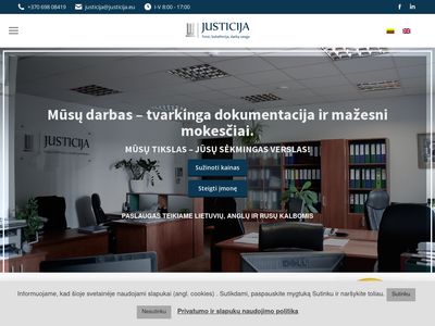 Buhalterinės apskaita | Teisinės paslaugos | Justicija.eu