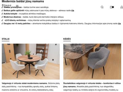 Provanso stiliaus baldai | Priveehome  www.priveehome.lt