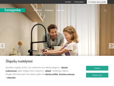 Maišytuvai vonios kambariui ir virtuvei | Hansgrohe Lietuva