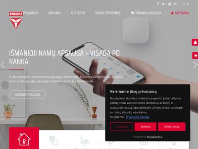 Apsaugos standartus kuriame mes  www.komanda.lt