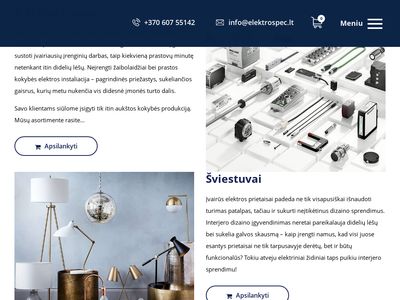 ELEKTROSPEC, UAB | Elektros prekės Klaipėdoje  elektrospec.lt