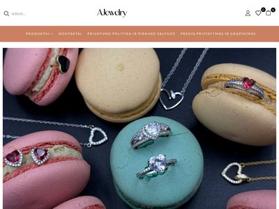 Papuošalai, Juvelyrika internetu – AJewelry Parduotuv