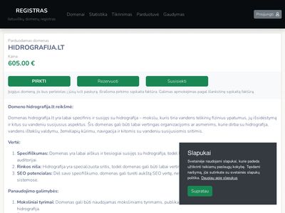 KTU ITD IPC: naujas subdomenas  www.hidrografija.lt