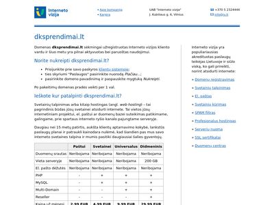 Buhalterinė apskaita | Auditas | DK sprendimai  www.dksprendimai.lt