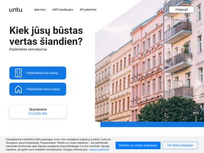 Nekilnojamojo turto kainos vertinimas – UNTU  www.untu.lt
