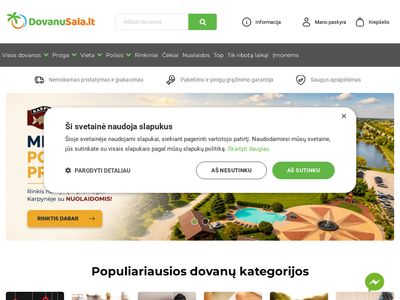 DovanuSala.lt – Dovanos internetu gera kaina  www.dovanusala.lt