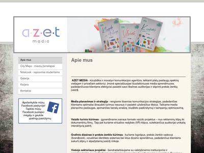 AZET MEDIA, UAB – Apie mus  www.azetmedia.lt
