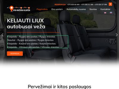 Autobusai į oro uostus – Auto nuoma – Siuntos  ryga-mazeikiai-