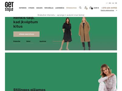 Drabužiai, rūbai – drabuziai internetu  www.getstyle.lt