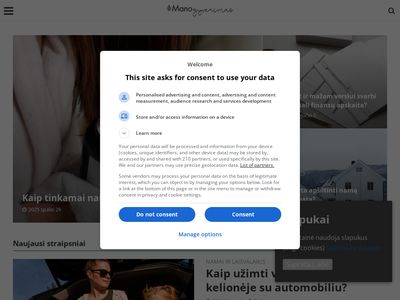 ManoGyvenimas.lt – Geresniam gyvenimui!  manogyvenimas.lt