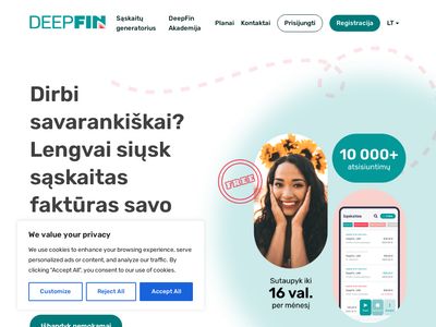 Individuali veikla tavo mobiliajame – DeepFin  deepfin.io