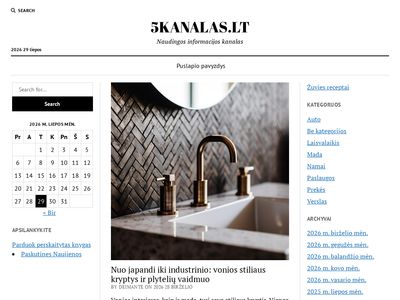 5KANALAS.LT – Naudingos informacijos kanalas  5kanalas.lt
