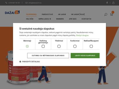 Dažai internetu Lietuvoje | Pagrindinis | Dazai24.eu