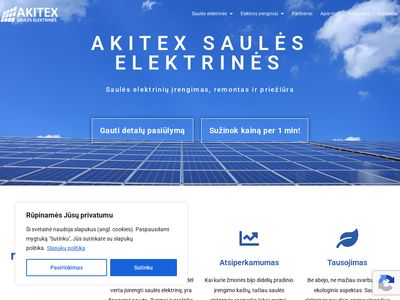 Saulės elektrinės | Akitex saulės elektrinės namams ir verslui