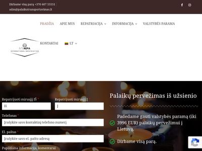 Palaikų pervežimas iš užsienio – palaikutransportavimas.lt